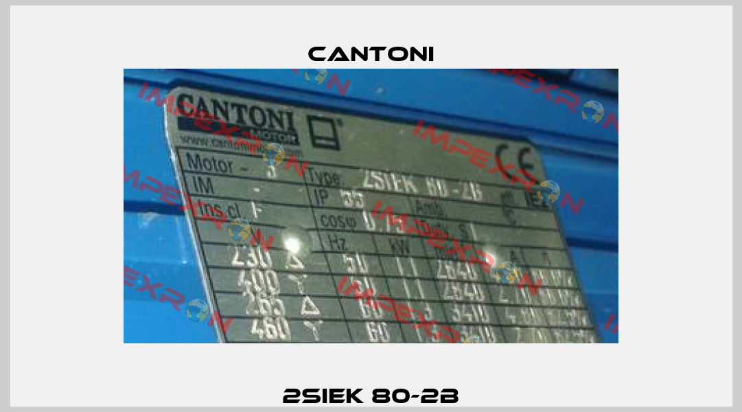 2SIEK 80-2B Cantoni