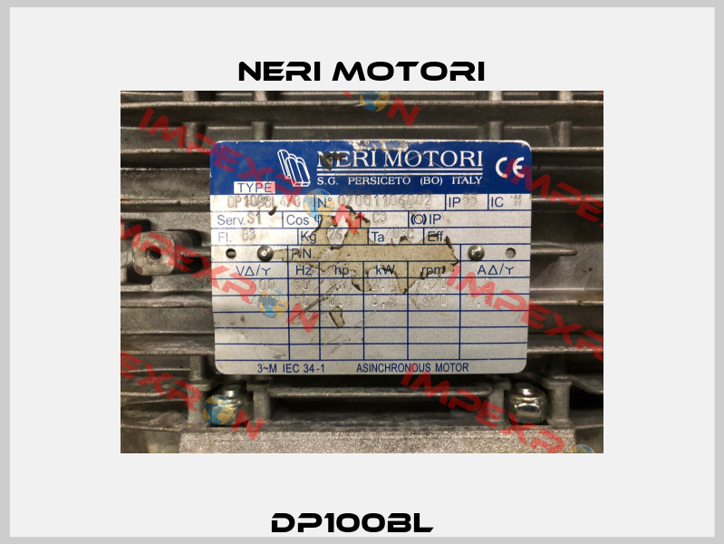 DP100BL   Neri Motori