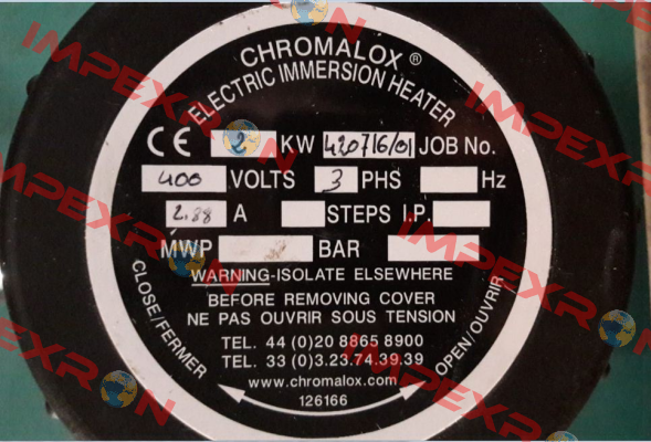 420716/01   Chromalox