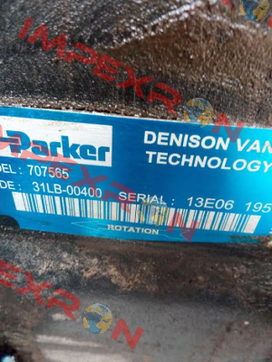 707565 31LB-00400 discontinued - no replacement Denison (Parker)