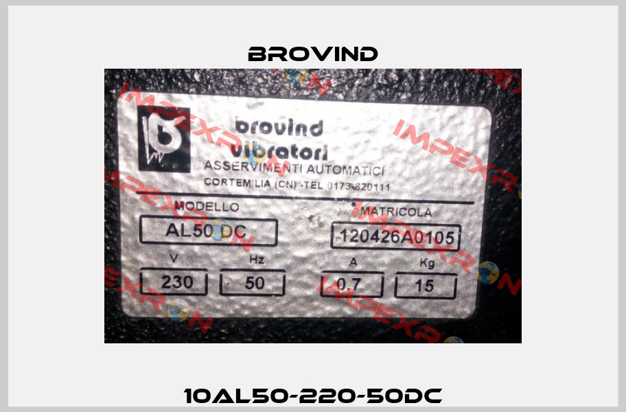 10AL50-220-50DC Brovind