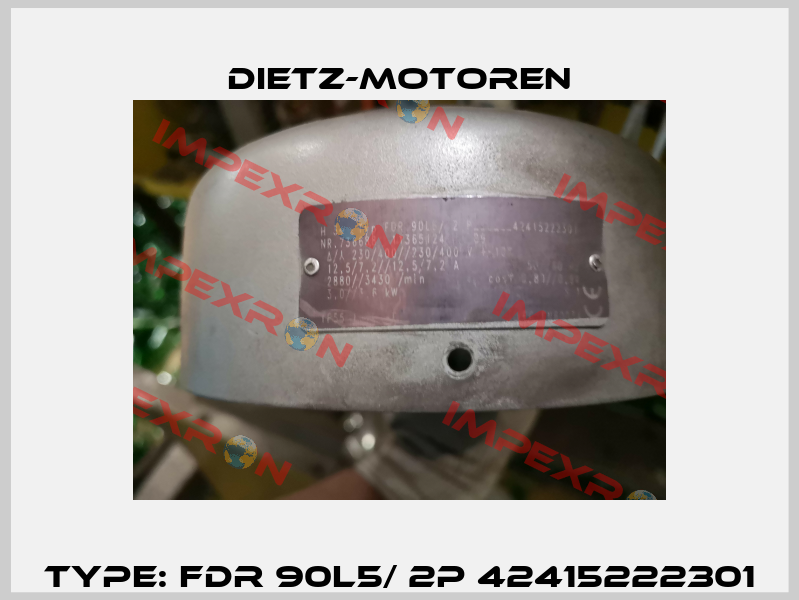 Type: FDR 90L5/ 2P 42415222301 Dietz-Motoren