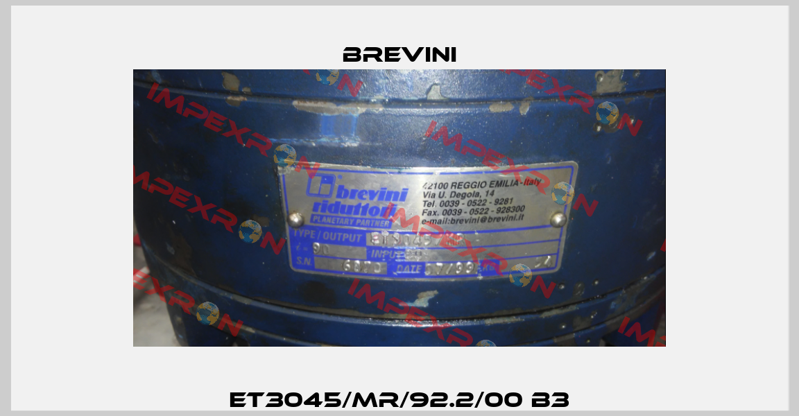 ET3045/MR/92.2/00 B3 Brevini