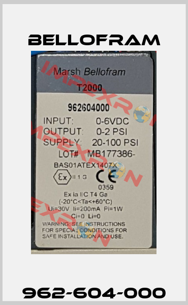 962-604-000 Bellofram