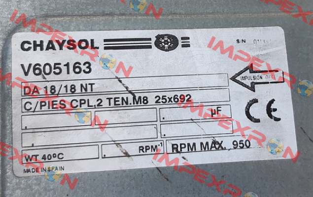 DA 18/18 NT (Referenz 72600057) Chaysol