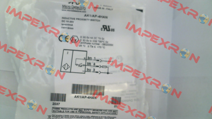 AK1/AP-4HAN Micro Detectors / Diell (now Datasensing)