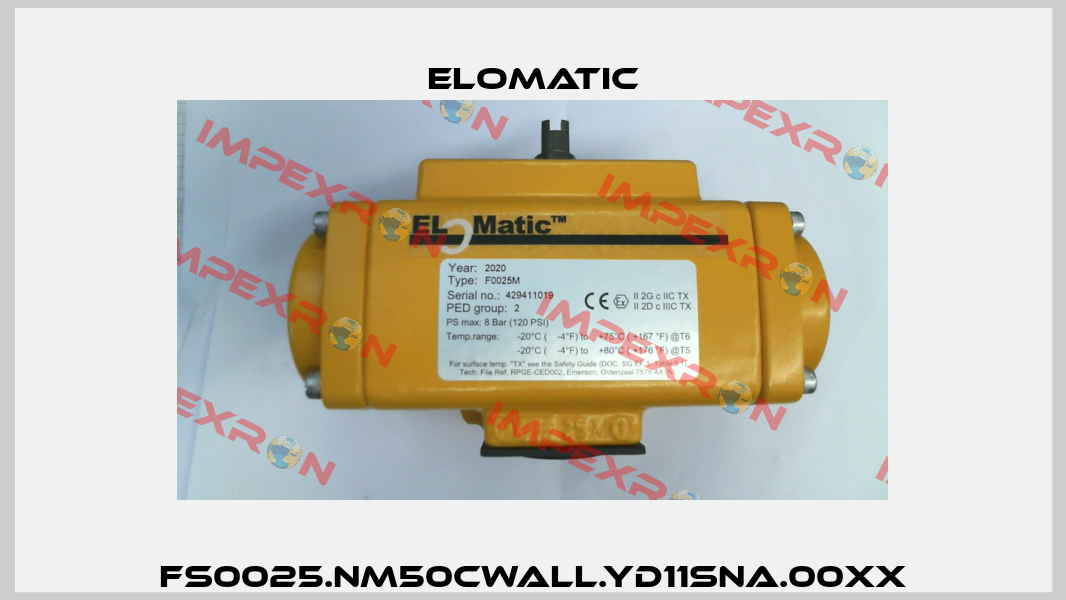 FS0025.NM50CWALL.YD11SNA.00XX Elomatic