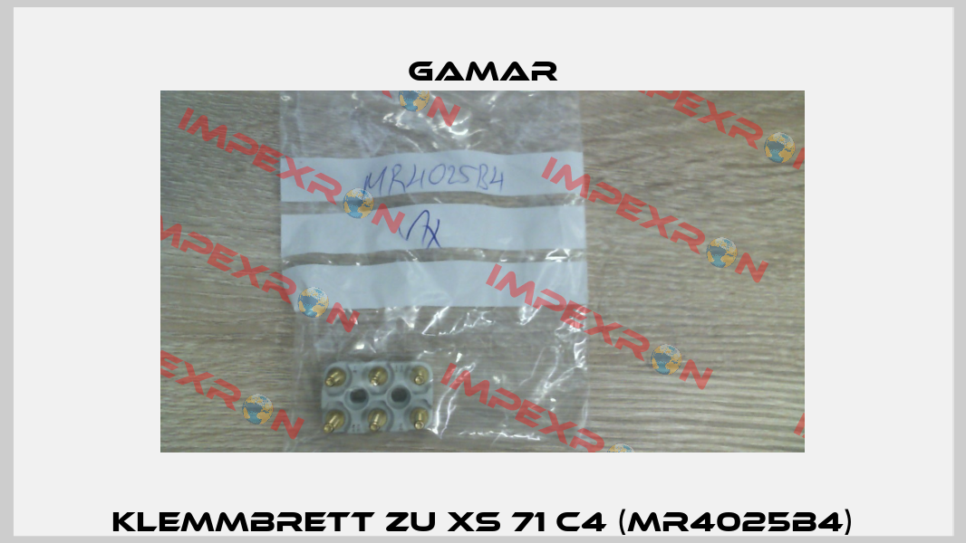 Klemmbrett zu XS 71 C4 (MR4025B4) Gamar
