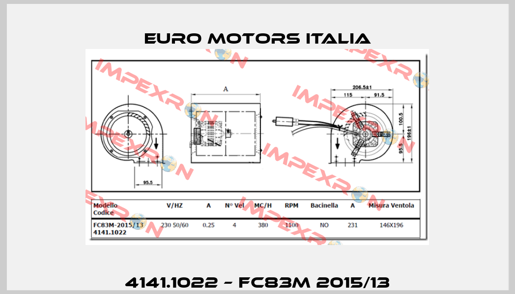 4141.1022 – FC83M 2015/13 Euro Motors Italia