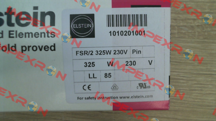 FSR/2 325 W 230 V Elstein