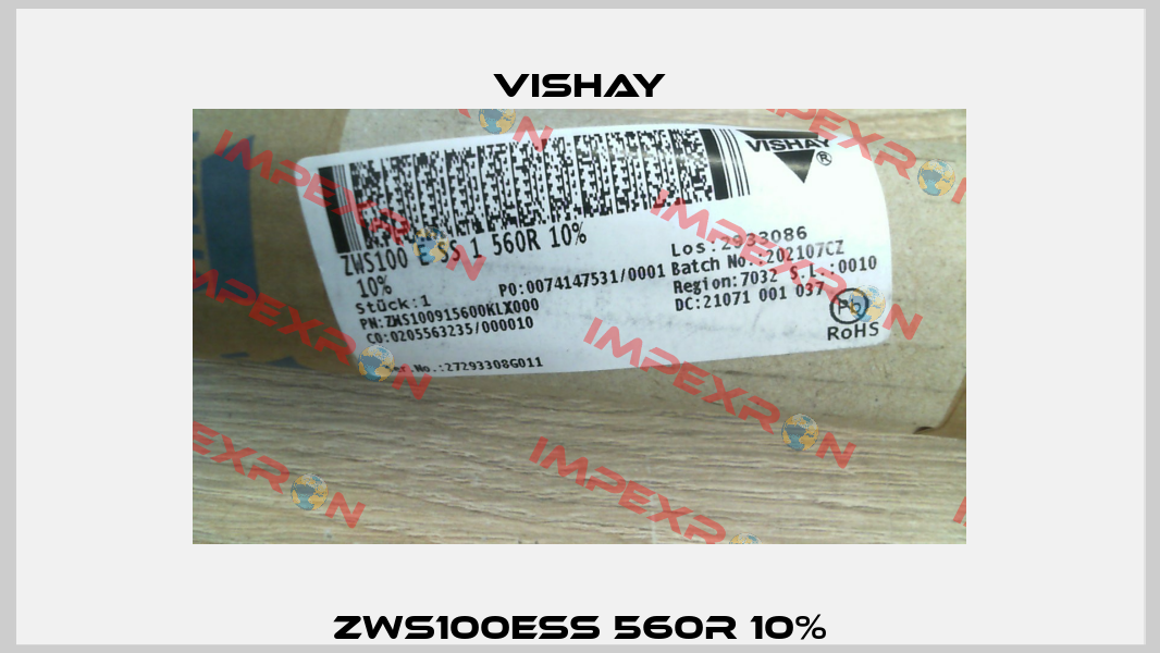 ZWS100ESS 560R 10% Vishay