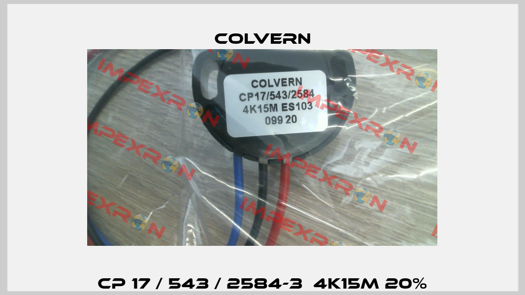 CP 17 / 543 / 2584-3  4K15M 20% Colvern