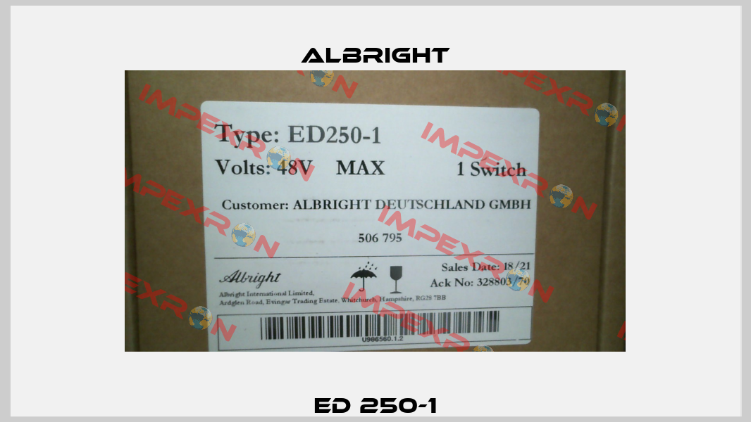 ED 250-1 Albright