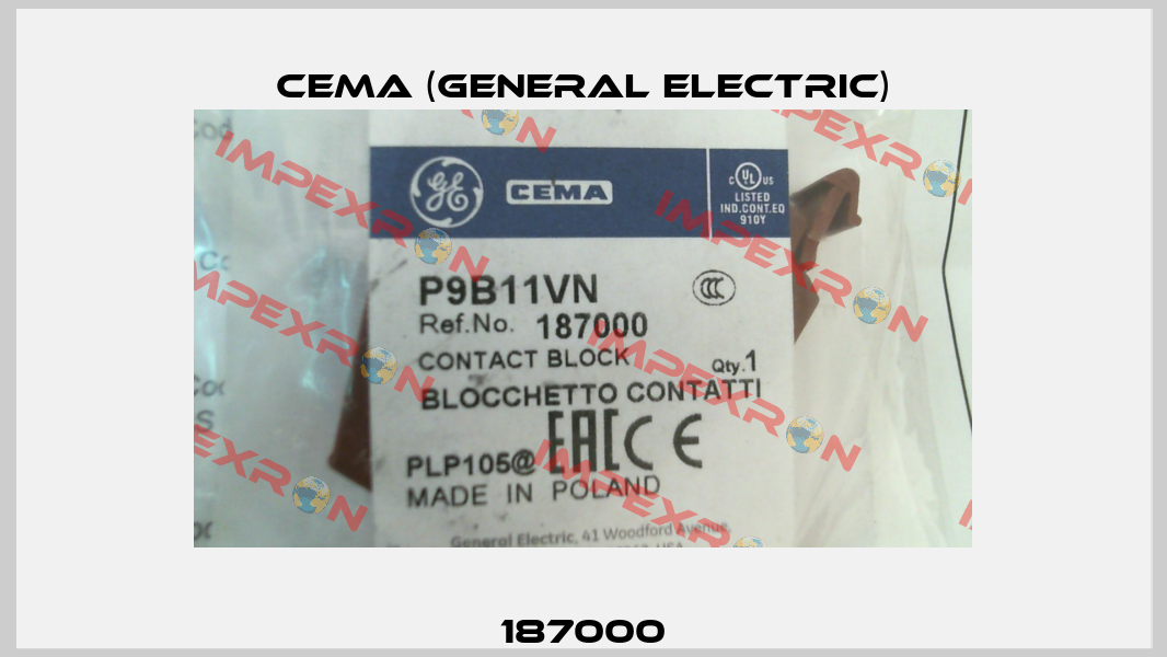 187000 Cema (General Electric)
