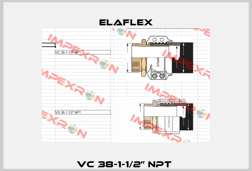 VC 38-1-1/2” NPT  Elaflex
