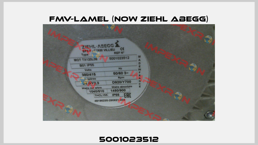 5001023512 FMV-Lamel (now Ziehl Abegg)