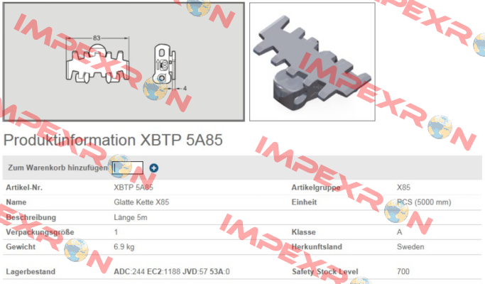 XBTP 5A85 FlexLink