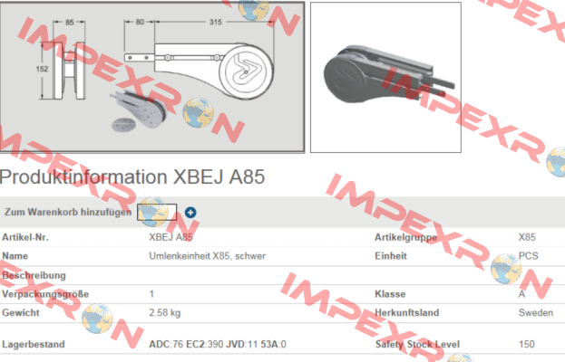 XBEJ A85 FlexLink