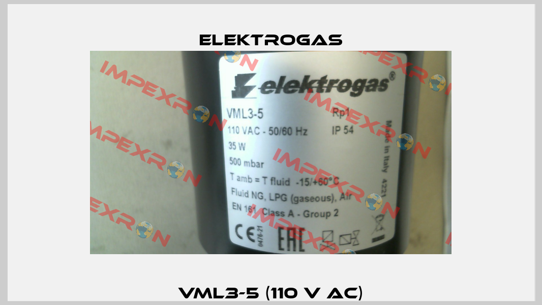 VML3-5 (110 V AC) Elektrogas