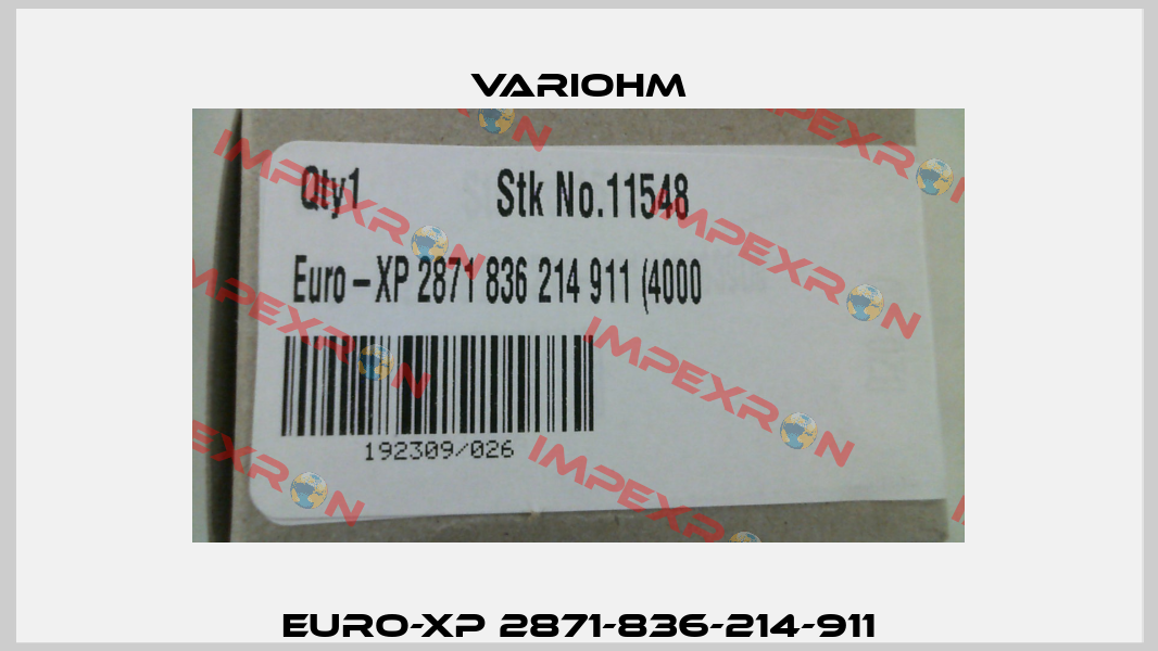EURO-XP 2871-836-214-911 Variohm