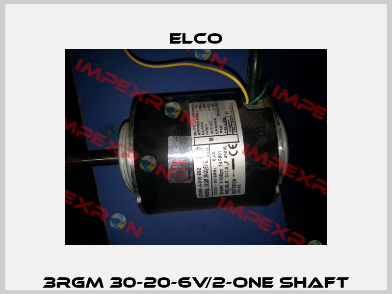 3RGM 30-20-6V/2-ONE SHAFT Elco
