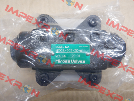 FDCS-G03-20-61 Hirose Valve