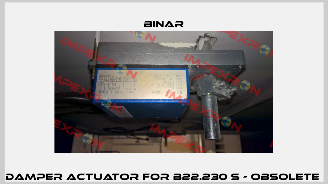 damper actuator for B22.230 S - obsolete  Binar