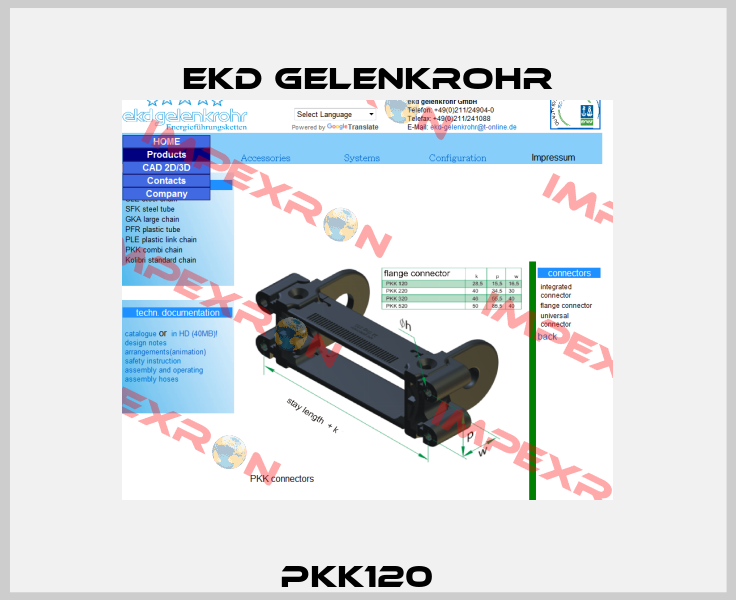 PKK120   Ekd Gelenkrohr