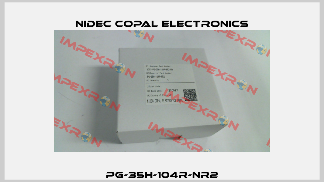 PG-35H-104R-NR2 Nidec Copal Electronics