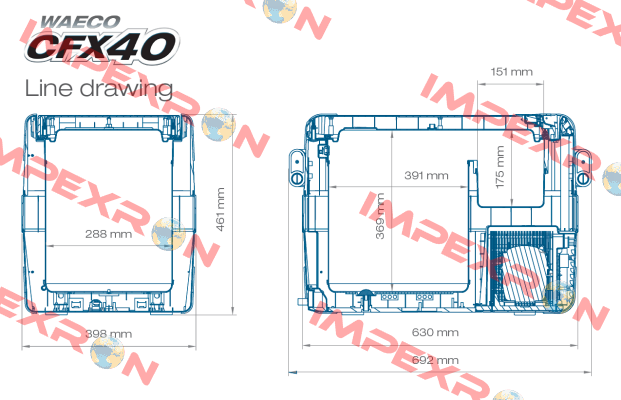 P/N: 9105304048 Type: CFX 40  Waeco