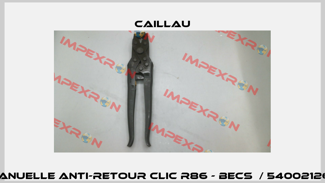MANUELLE ANTI-RETOUR CLIC R86 - BECS  / 540021263 Caillau