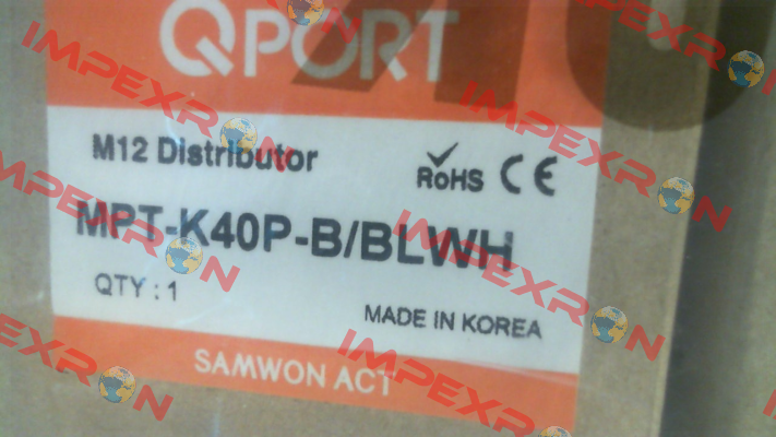 MPT-K40P-B/BLWH Samwon