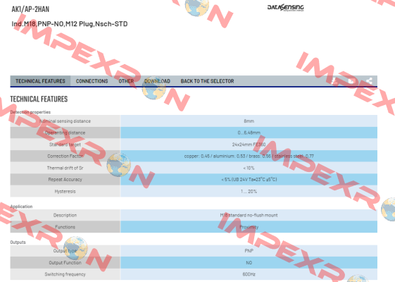 AK1/AP-2HAN Micro Detectors / Diell (now Datasensing)