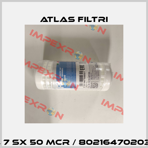 RL 7 SX 50 mcr / 8021647020321 Atlas Filtri