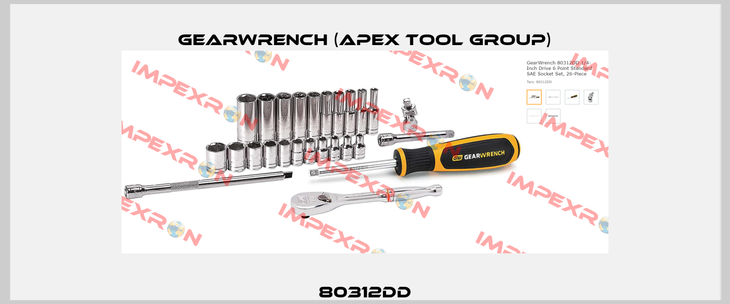 80312DD GEARWRENCH (Apex Tool Group)