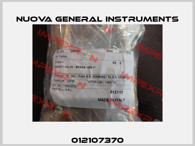 012107370 Nuova General Instruments