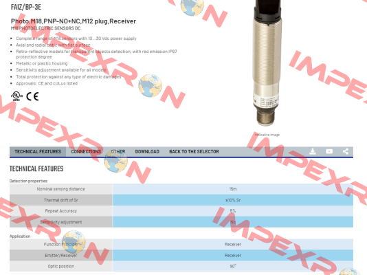 FAIZ/BP-3E Micro Detectors / Diell (now Datasensing)