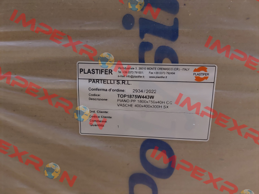 TOP1875W443W Plastifer