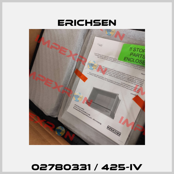 02780331 / 425-IV Erichsen