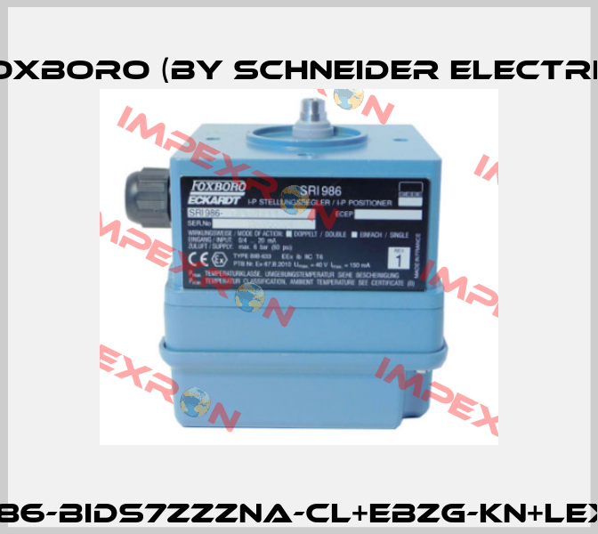 SRI986-BIDS7ZZZNA-CL+EBZG-KN+LEXG-JN Foxboro (by Schneider Electric)