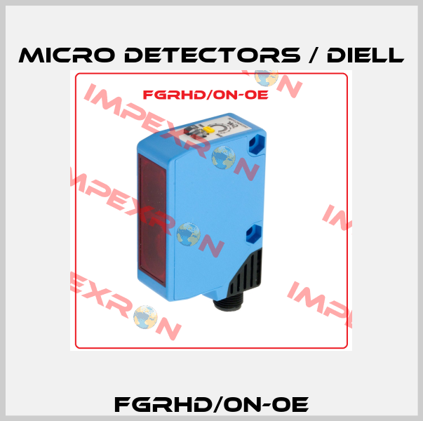 FGRHD/0N-0E Micro Detectors / Diell
