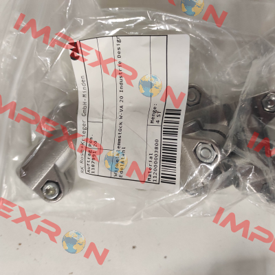 P/N: 112000003800, Type: W-VA 20 RK Rose+Krieger