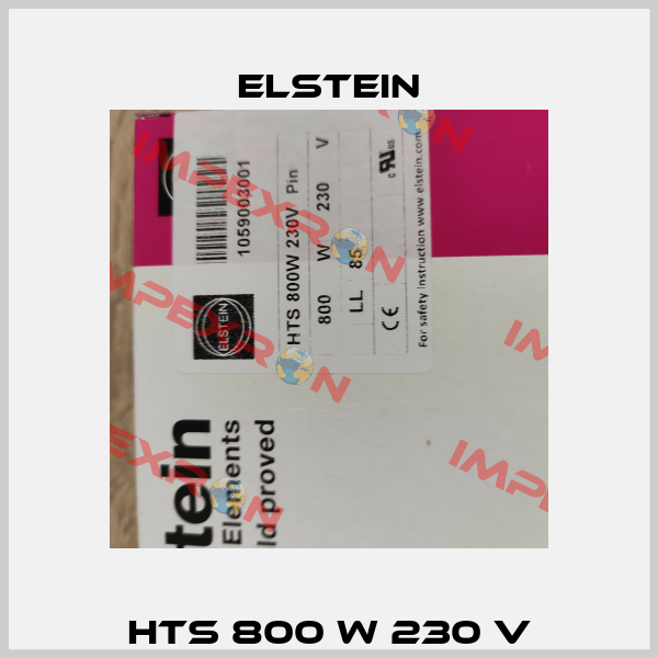 HTS 800 W 230 V Elstein