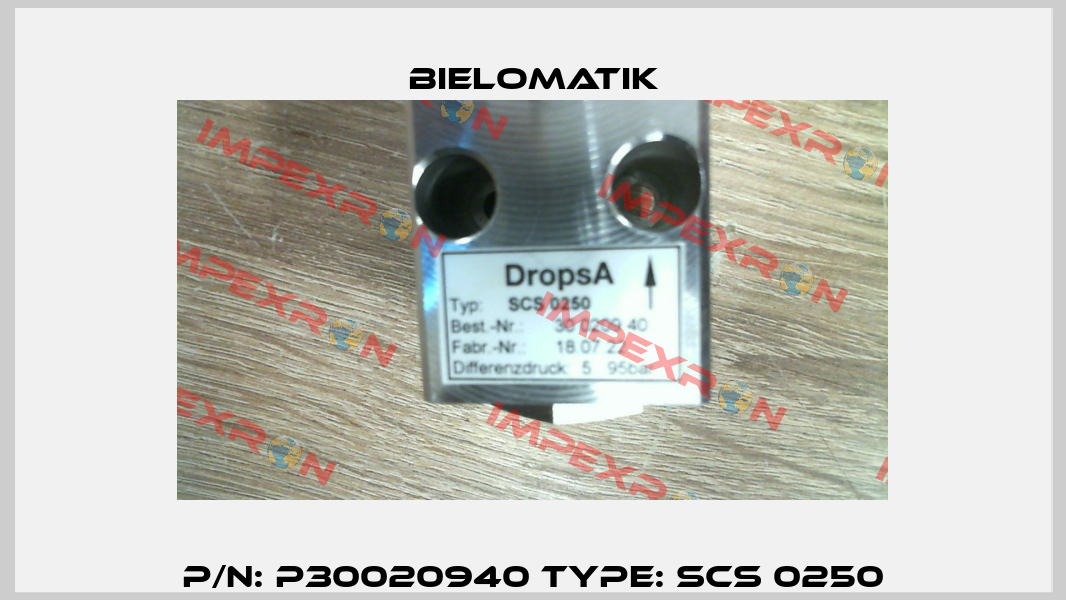 p/n: P30020940 Type: SCS 0250 Bielomatik