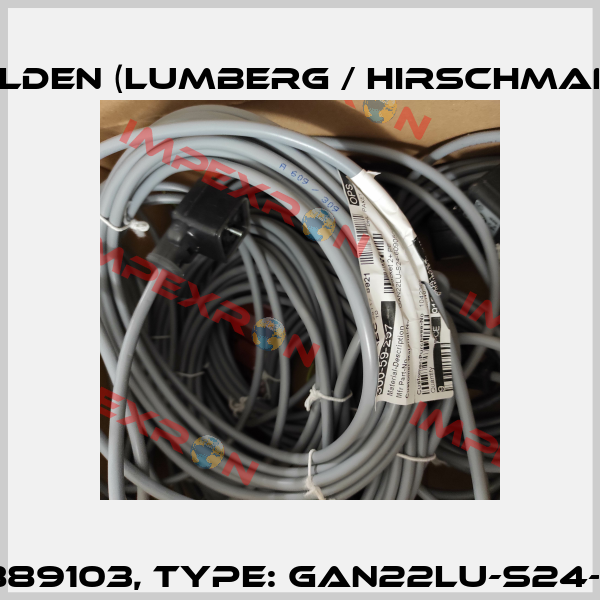 P/N: 934889103, Type: GAN22LU-S24-6090500 Belden (Lumberg / Hirschmann)