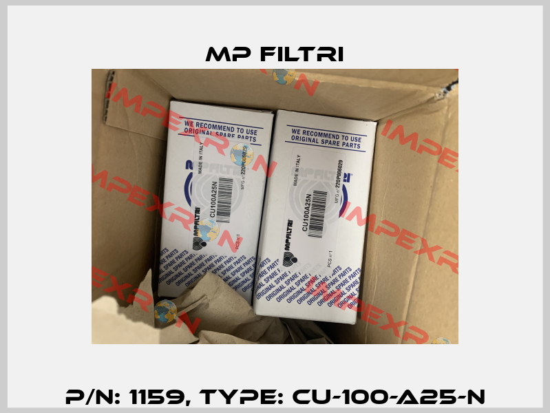 P/N: 1159, Type: CU-100-A25-N MP Filtri