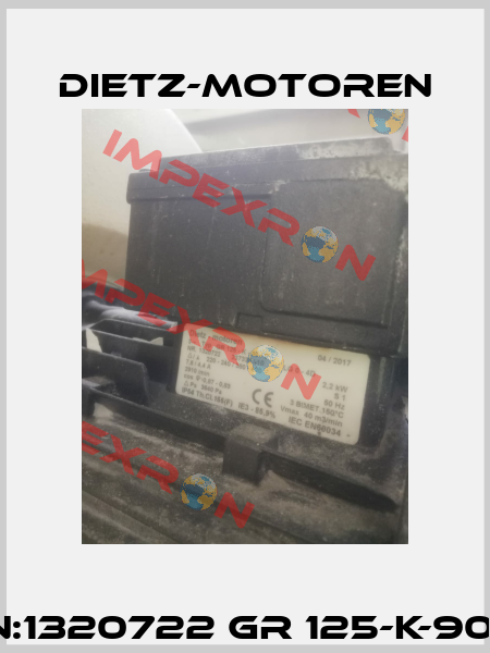 PN:1320722 GR 125-K-90/2 Dietz-Motoren