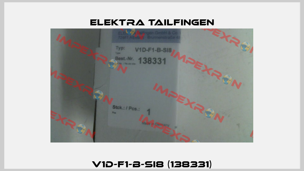 V1D-F1-B-SI8 (138331) Elektra Tailfingen