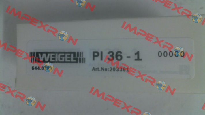 Nr. 644.0361 / Type PI 36-1 Weigel