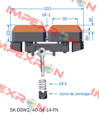 0144059/03 / SK-DSW2/40VP-04-14-FN-R15 Vahle